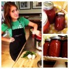 salsa, making salsa, homemade salsa, salsa jars