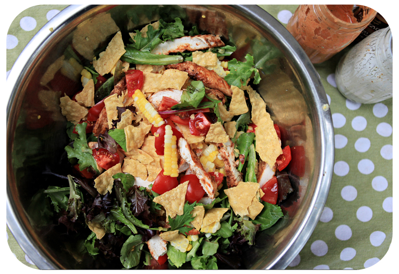 BBQ Chicken Salad salad with chicken, salads as a meal, main dish