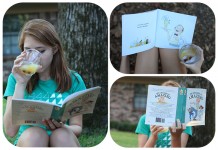 stories about grandpa, girl reading a story