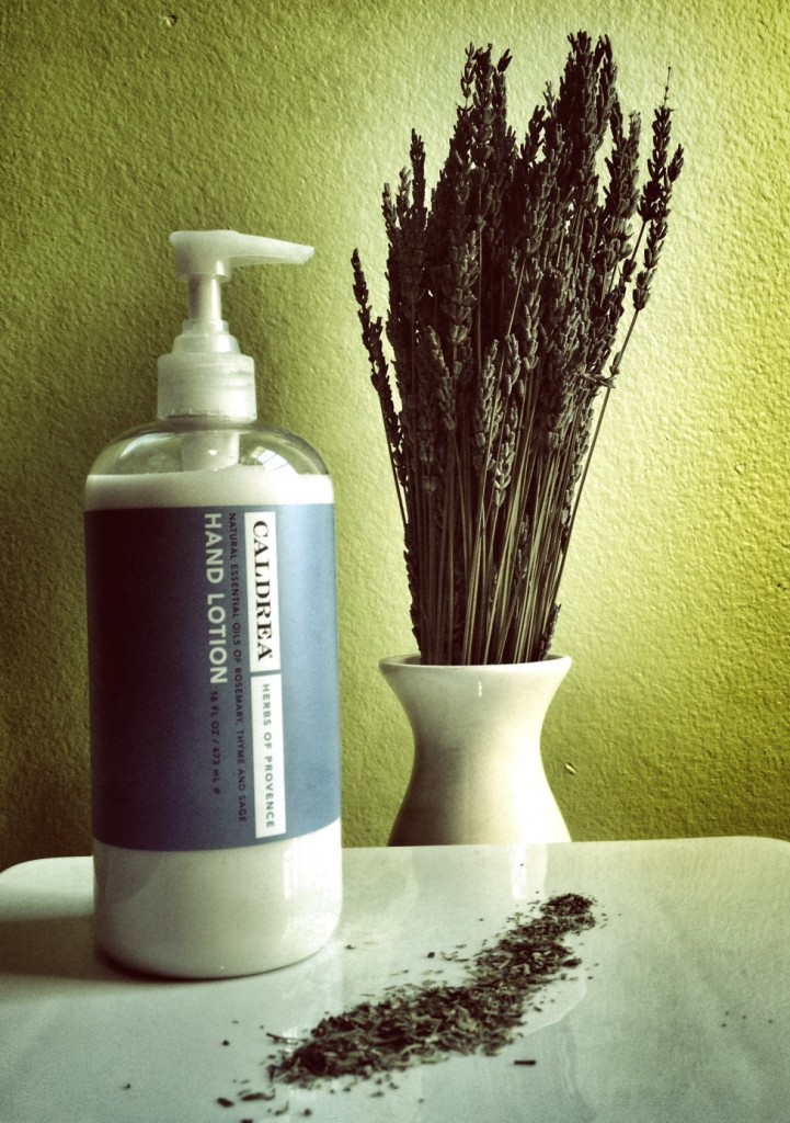 favorite hand lotion, caldrea herbs of provence, chino house favorites