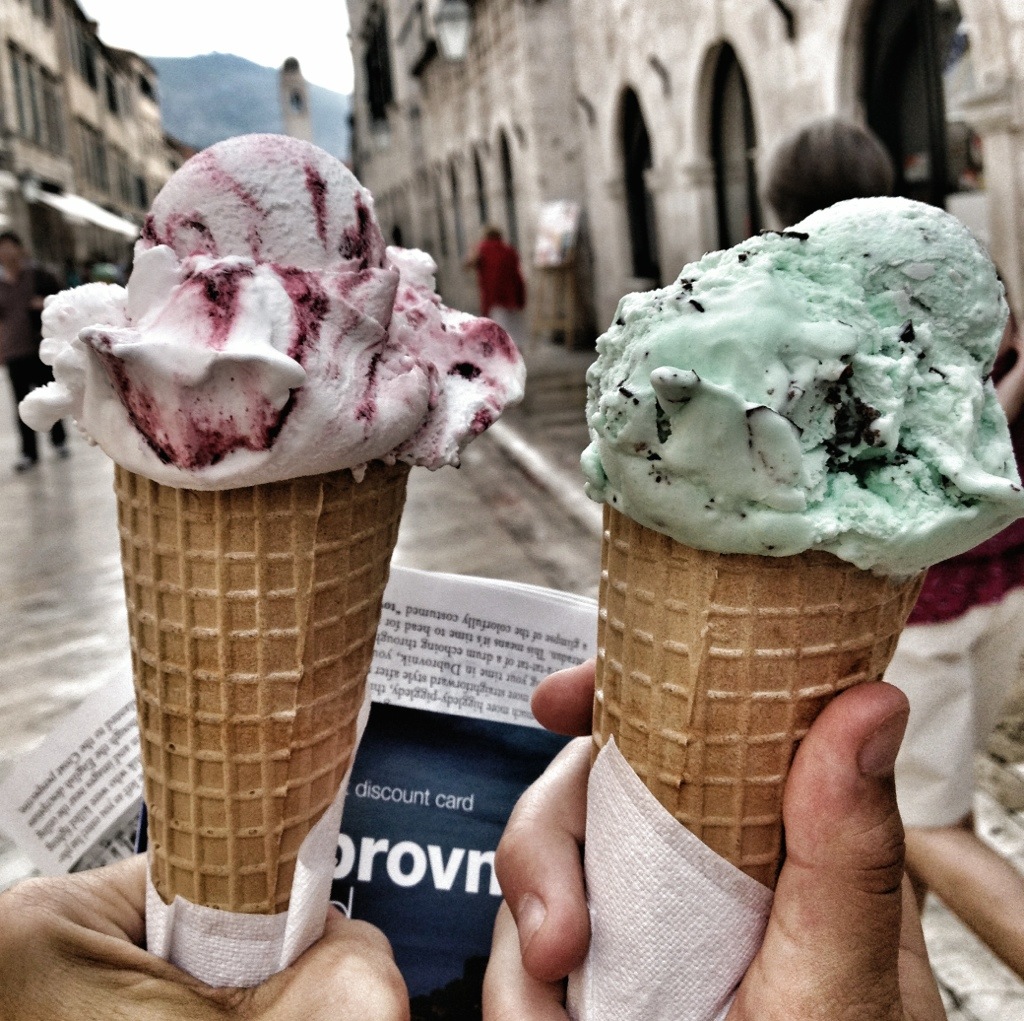 Mediterranean Cruise Ports, Dubrovnik, Croatia, Old City, European Travel, Mediterranean Cruise, gelato