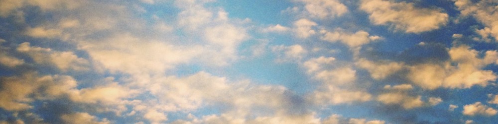 picture of clouds and sunlight, in the morning on Ash Wednesday