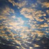 picture of clouds and sunlight, in the morning on Ash Wednesday
