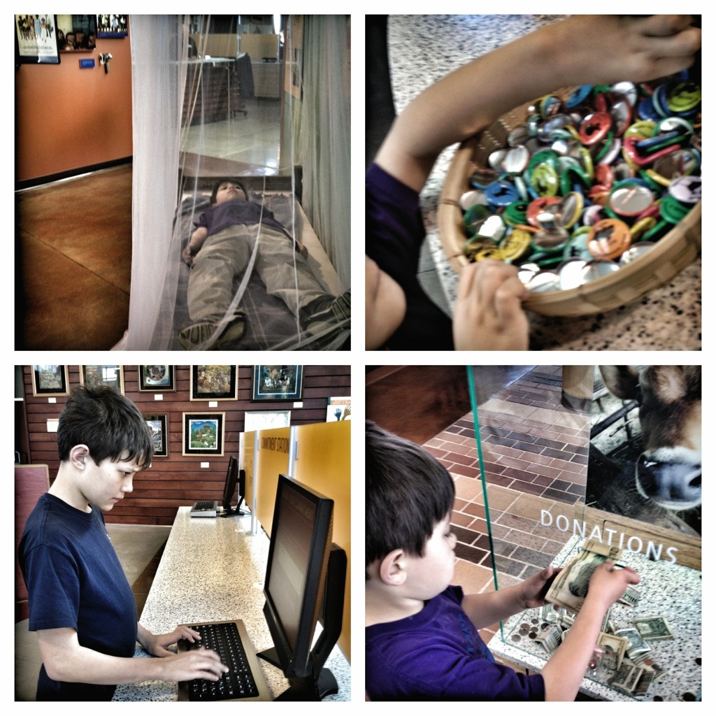 interactive exhibts at heifer village