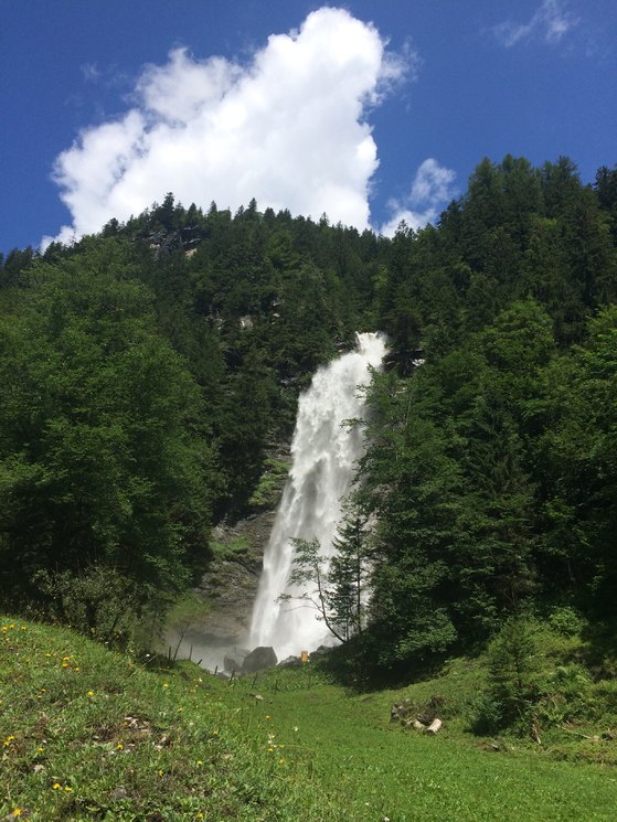 Waterfall, A Walk to Stafeli, Engelberg Switzerland